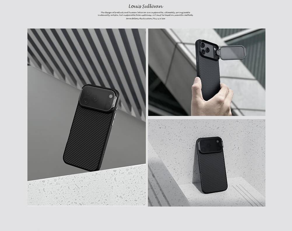 Nillkin CarboProp MagSafe Transparent Aramid Fiber Case for iPhone 17 Series