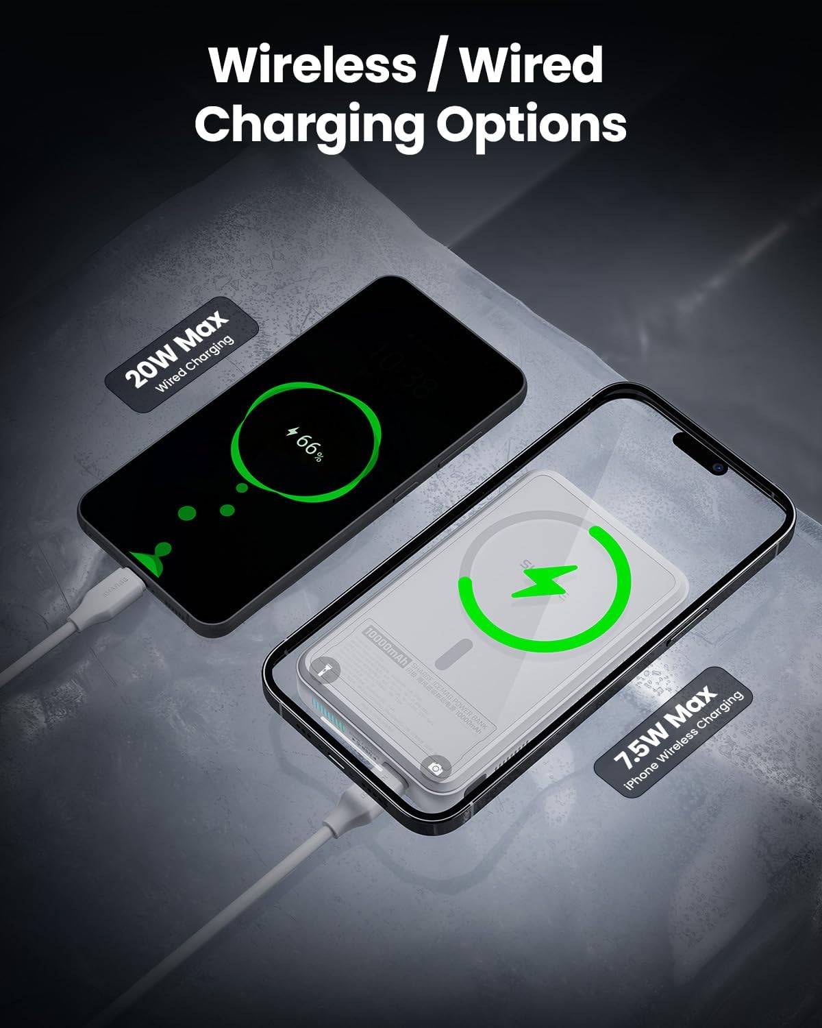 SHARGE IceMag 2 10000mAh 30W Magnetic Wireless Power Bank MagSafe Compatible