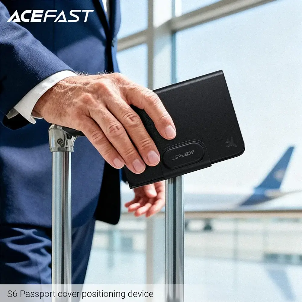ACEFAST S6 Passport Cover Positioning Device Works