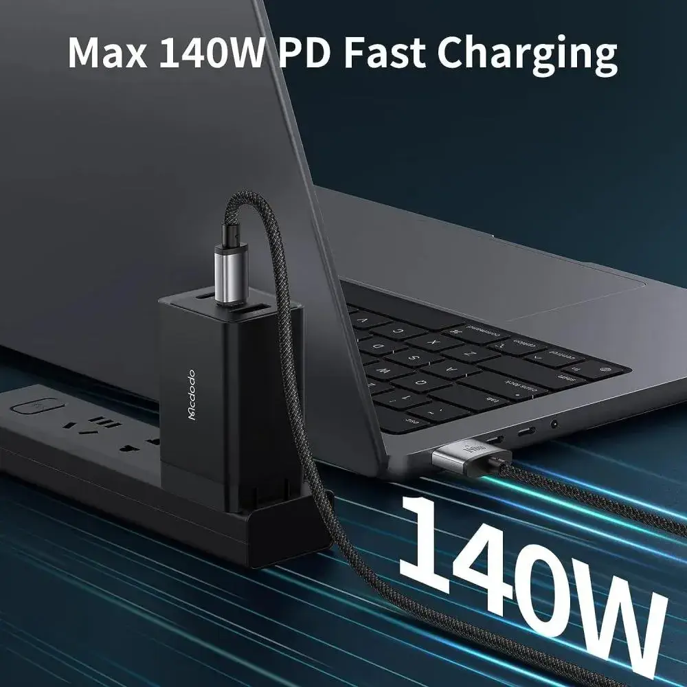 Mcdodo CA-1470 140W USB-C to MagSafe 3 Magnetic Fast Charging Cable 2 Meter