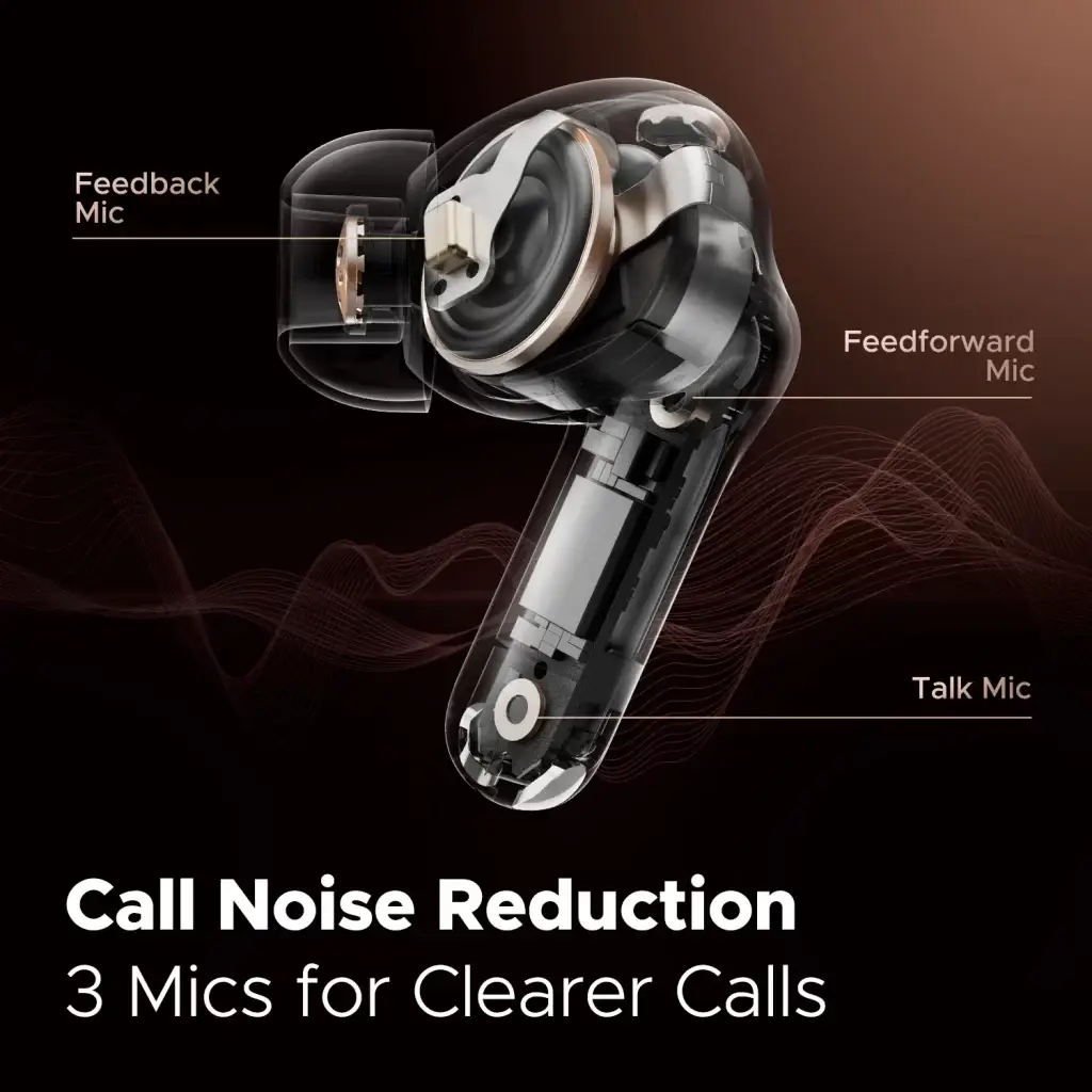 SoundPEATS Capsule 3 Pro TWS Hybrid ANC Wireless Earbuds with Hi-Res LDAC Audio Codec