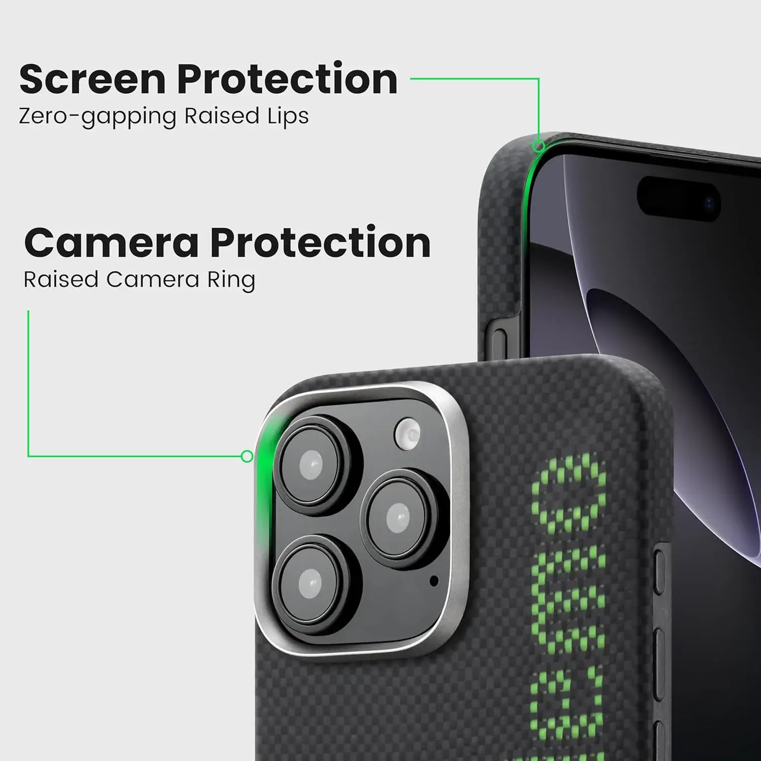 Pitaka Aries Tactile Woven Case for iPhone 16 Pro Max -NoProblemo