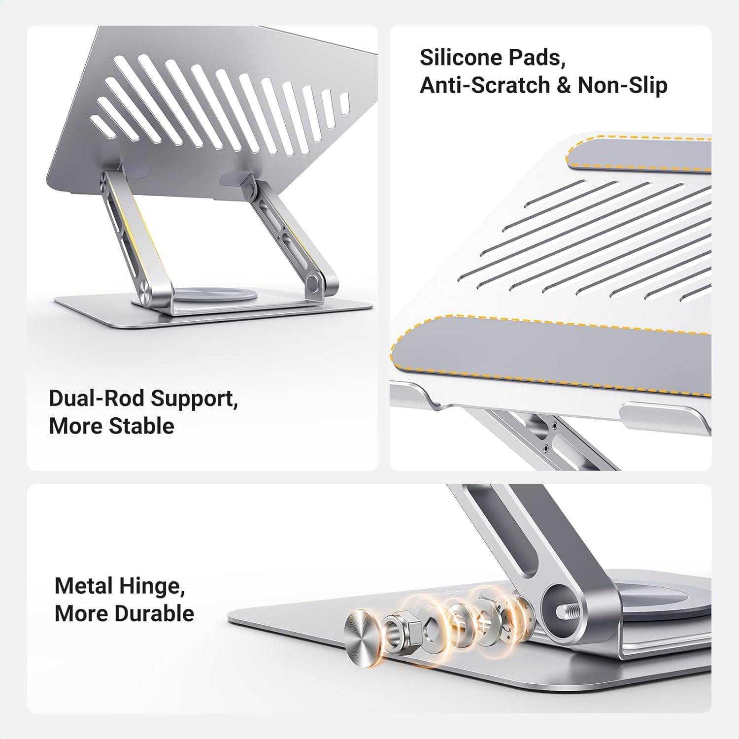 UGREEN 45418 360° Adjustable Laptop Stand with Rotating Base