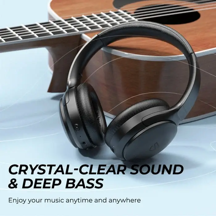 SoundPEATS A6 Hybrid Active Noise Cancelling Over-Ear Headphones