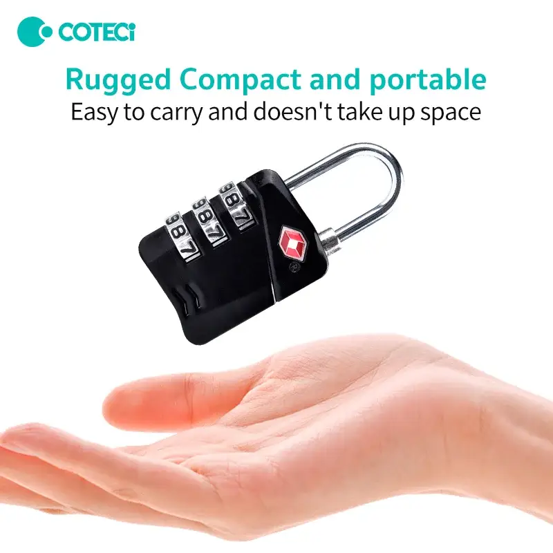 Coteci TR-006 TSA-Approved Customs Combination Travel Lock