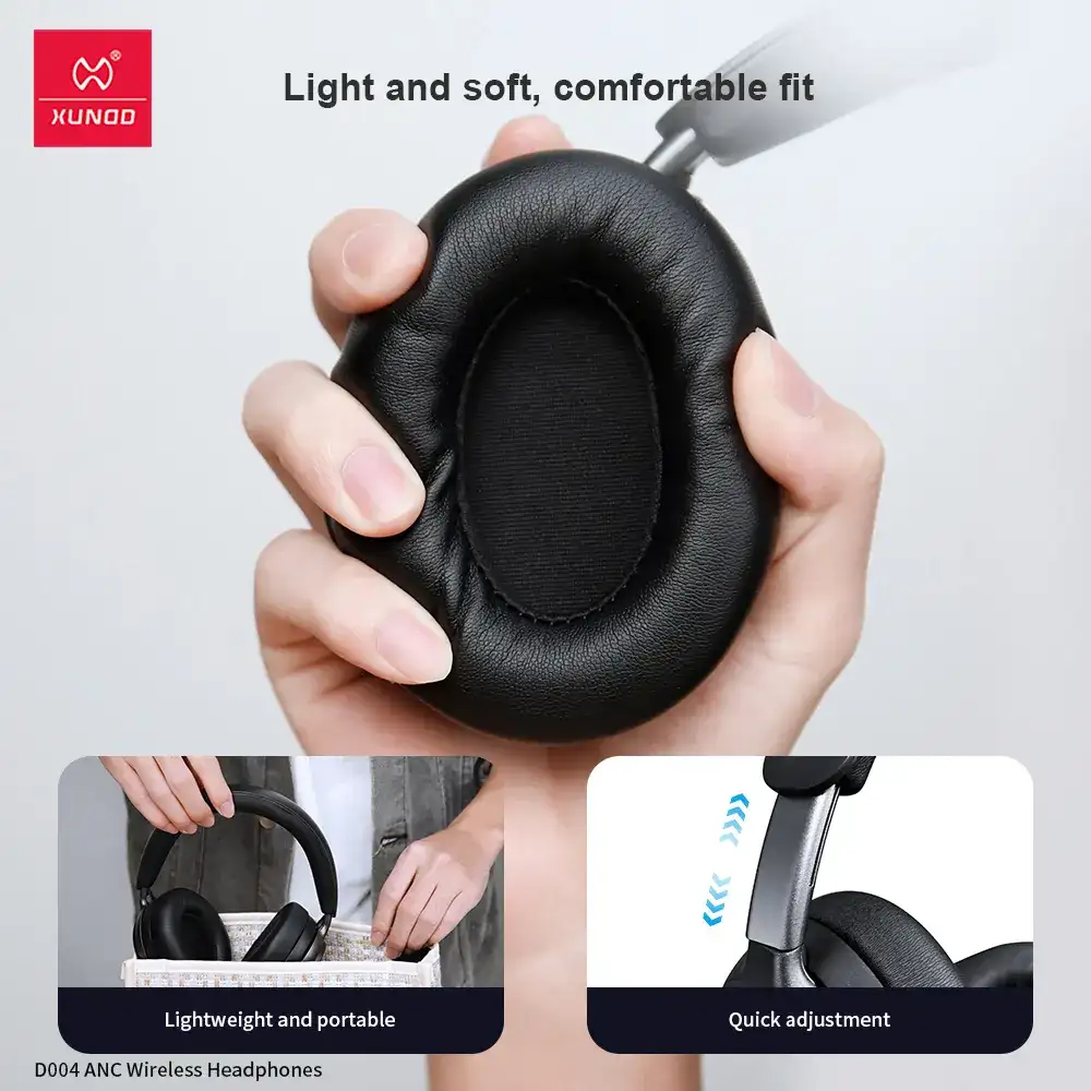 XUNDD D004 ANC Wireless Over-Ear Headphones