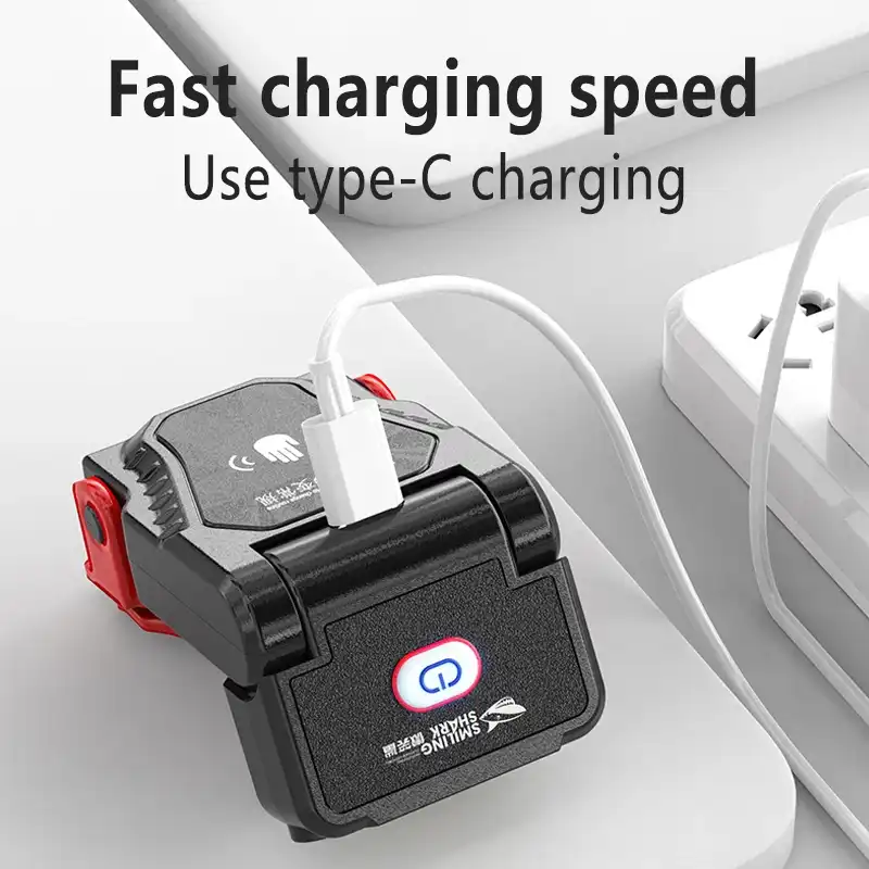 Smiling Shark TD-1007 Rechargeable Mini Headlight with Wave Sensor