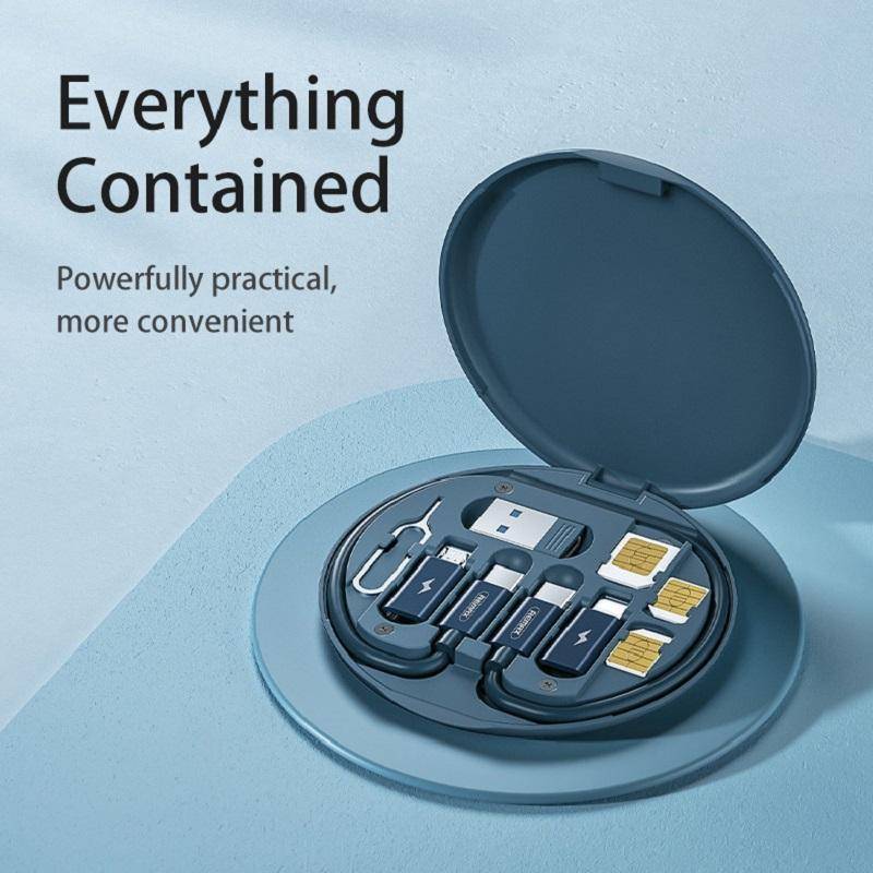 REMAX RC-190 Wanbo Series 60W Fast Charging Cable & Multifunction Storage Box Set