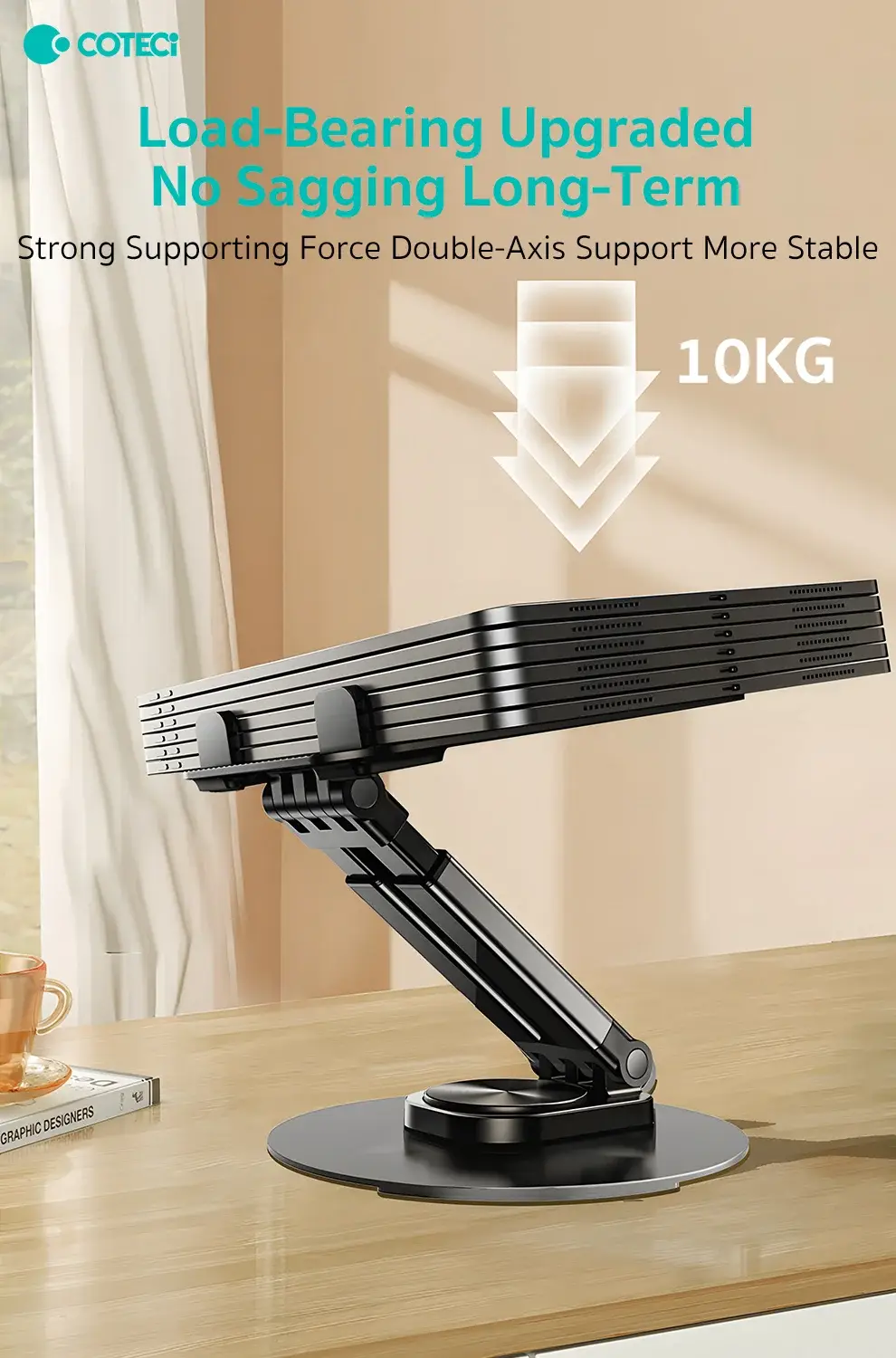 COTECI BS-012 Telescopic Rotating Tablet & Laptop Stand