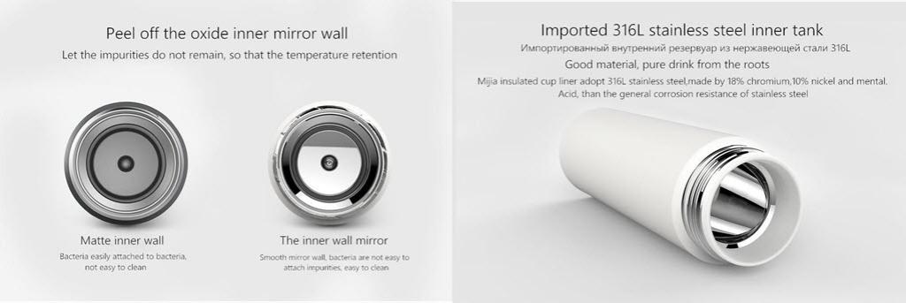 Xiaomi Mijia MJBWB01PL 500ml Vacuum Insulated Thermal Flask