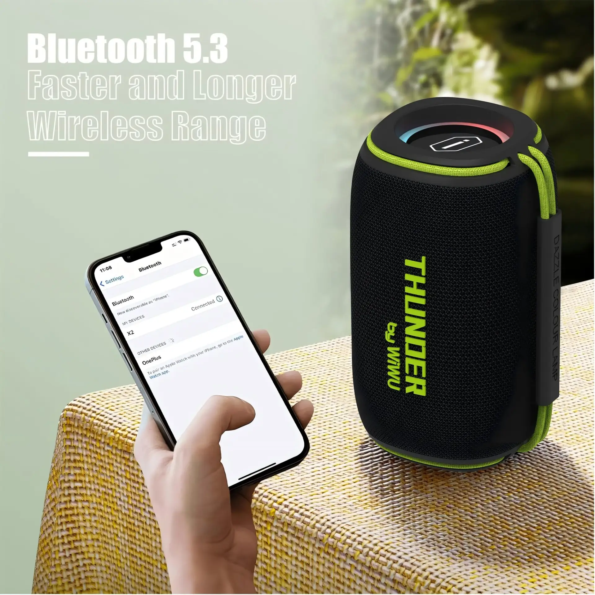 WiWU Thunder H5 Portable Wireless Bluetooth Speaker