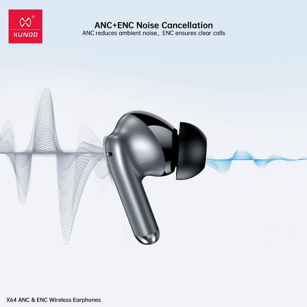 XUNDD X64 True Wireless Earphones with ANC & ENC