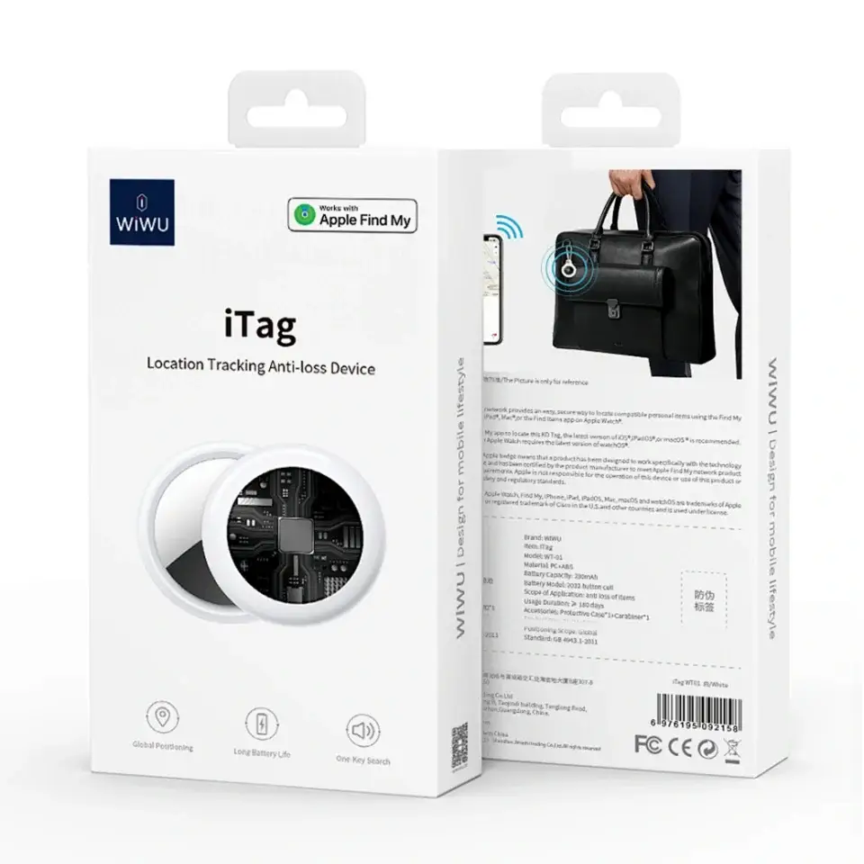 WiWU WT-01 iTag Smart Location Tracking & Anti-Loss Device