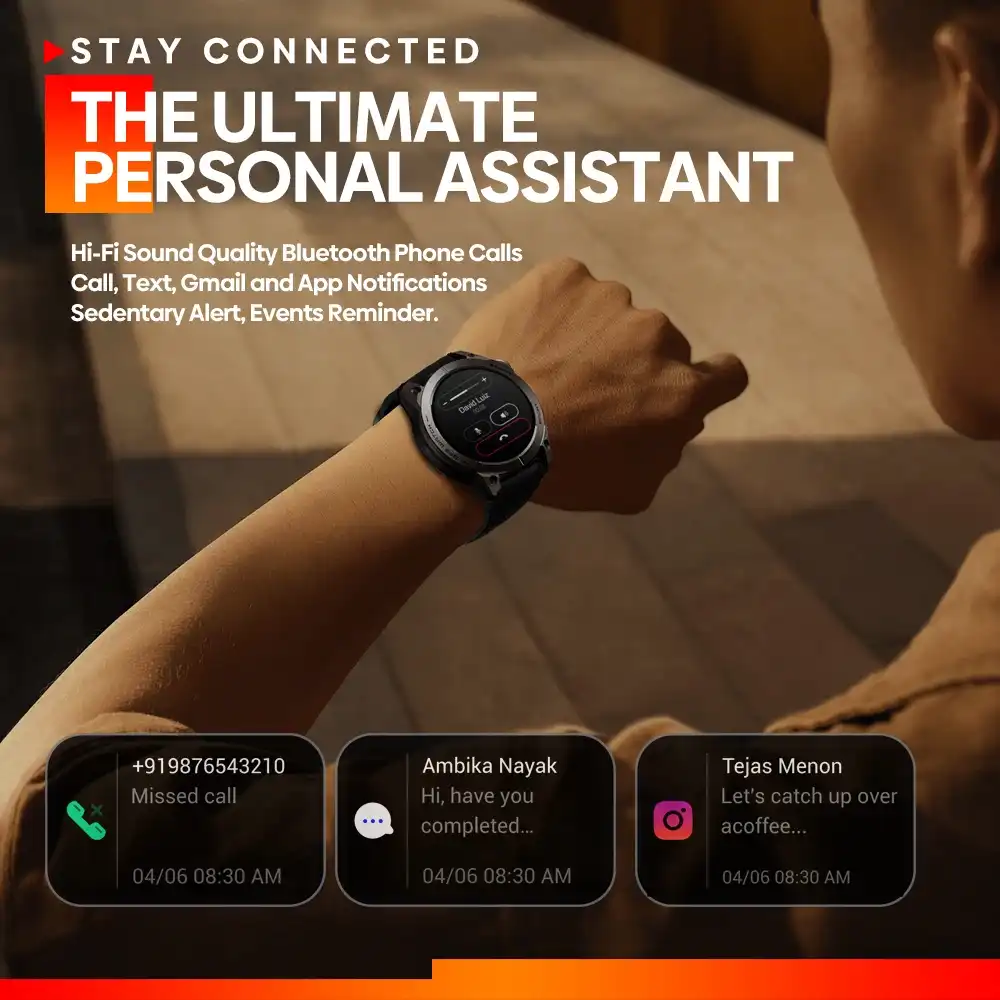 Zeblaze Stratos 3 GPS Smartwatch with Hi-Fi Bluetooth Calling