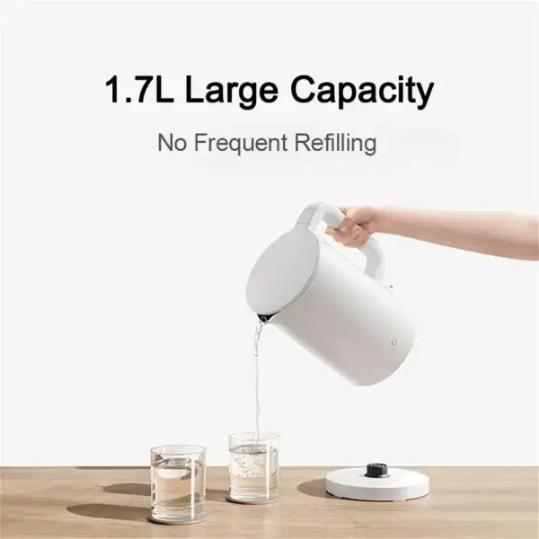Xiaomi Mijia Electric Kettle 3 1.7L Fast-Boil Stainless Steel Smart Safety Kettle