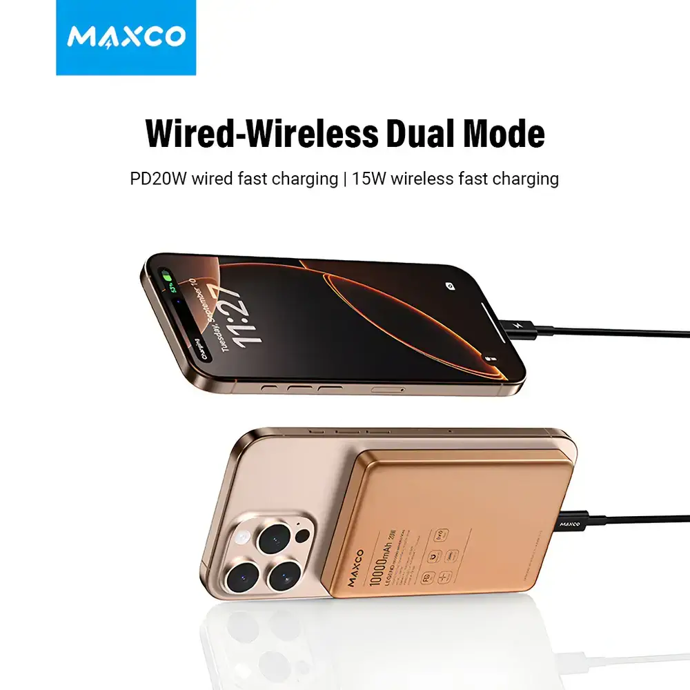 MAXCO MP39 Legend 2 Magnetic 10000mAh Wireless Power Bank
