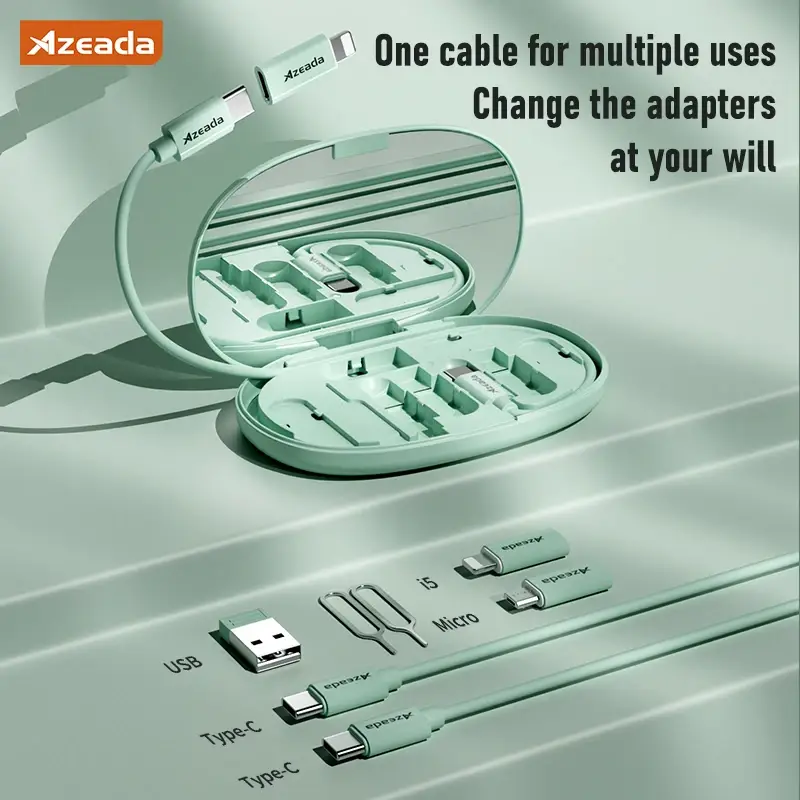 Azeada AZ-B01th Multi-Functional Digital Storage Box with 60W Fast Charging