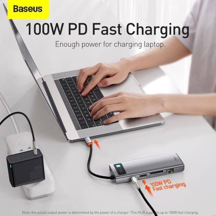 Baseus Metal Gleam Series/ Starjoy 9-in-1 Multifunctional Type-C Hub Docking Station