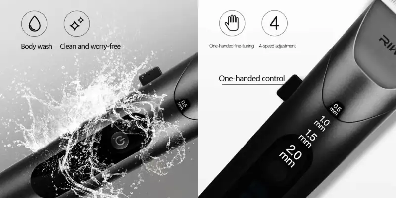 Xiaomi RIWA RE-6305 Professional Washable Rechargeable Hair Clipper & Barber Trimmer