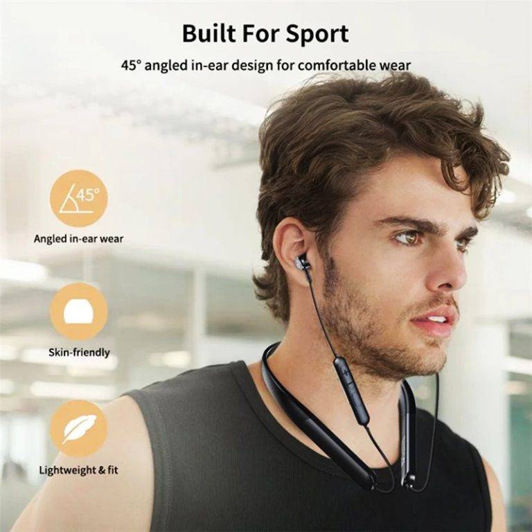XUNDD H001 Liquid Silicone Neckband Bluetooth Earphones