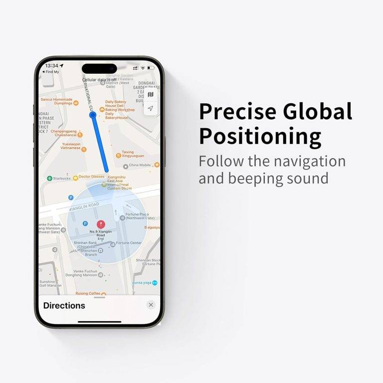 Momax PinCard Pro Mini Rechargeable Bluetooth Find My Tracker
