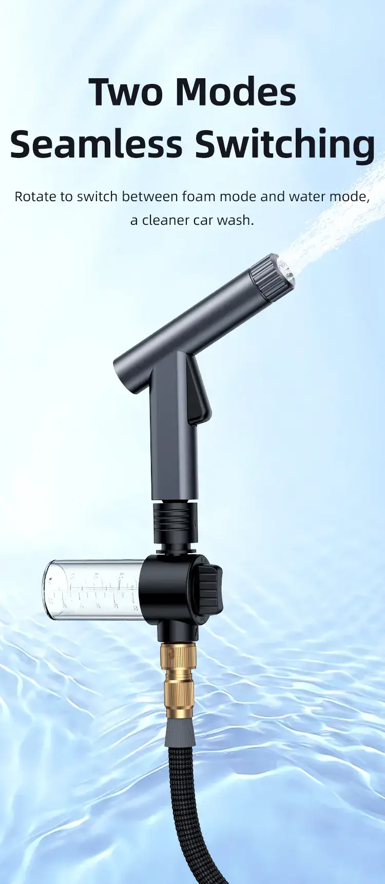 USAMS US-ZB260 Multi-functional Spray Nozzle for Household and Car Washing