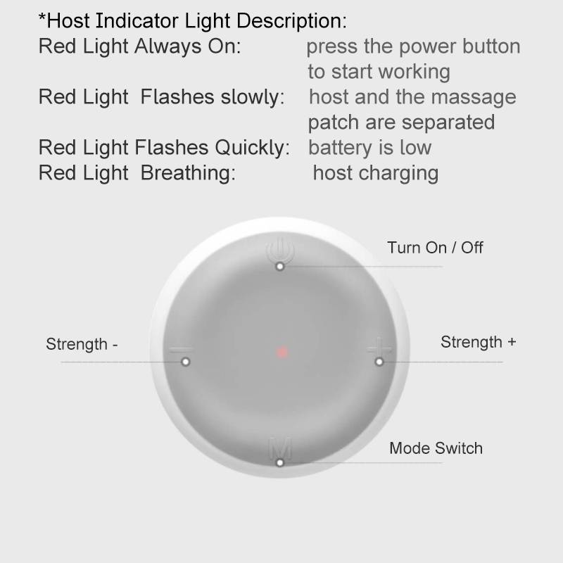 Xiaomi Youpin LeFan Magic Massage Sticker with Charging Case