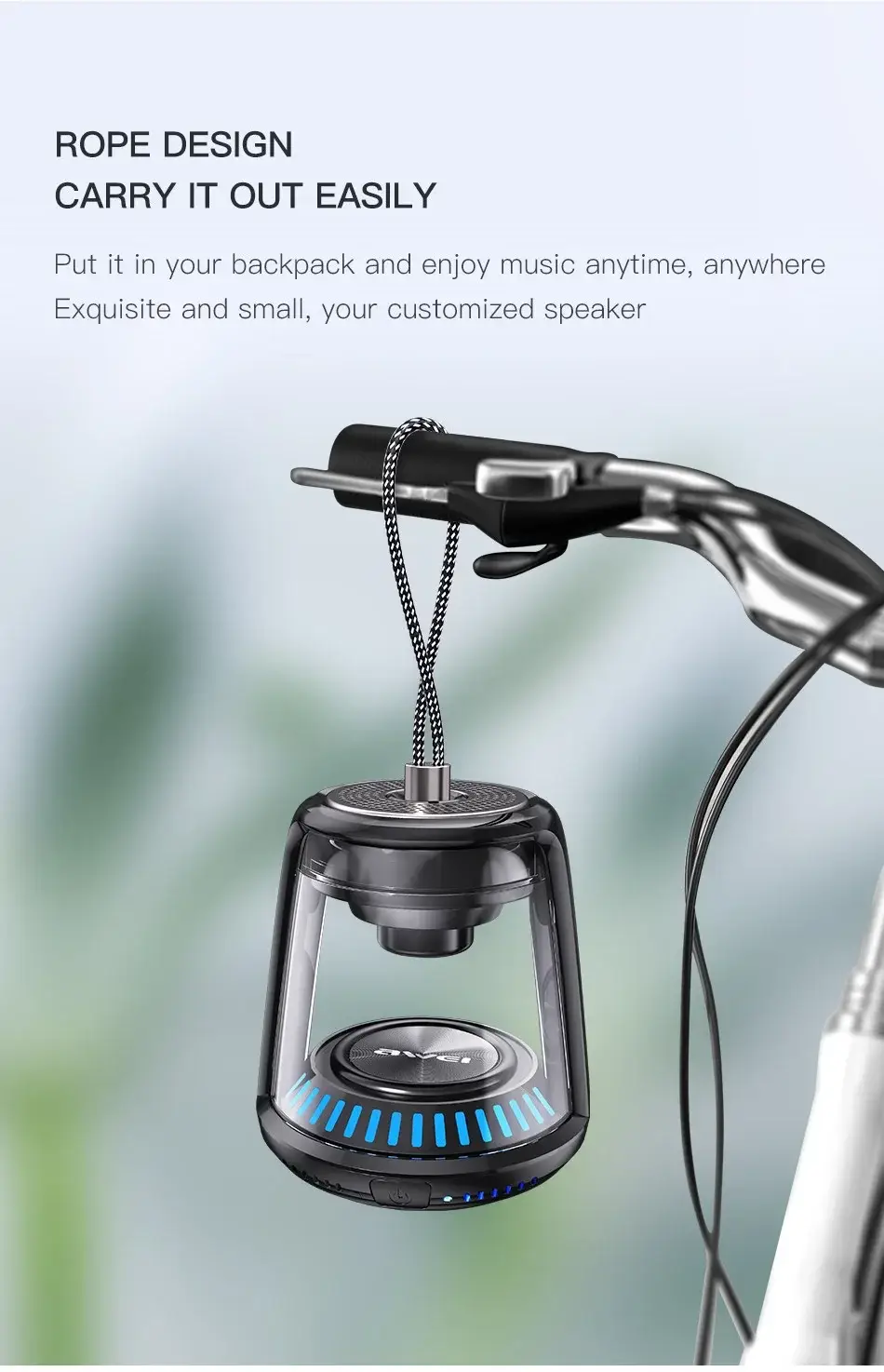 Awei Y666 5W TWS Portable Bluetooth Speaker