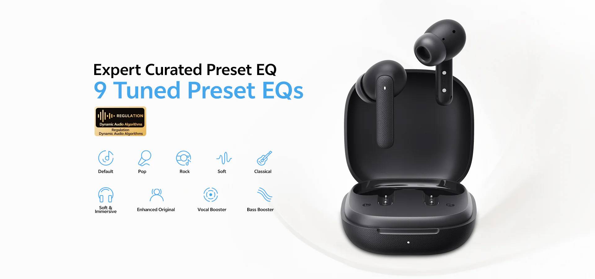 QCY Buds QT43 True Wireless Bluetooth Earbuds