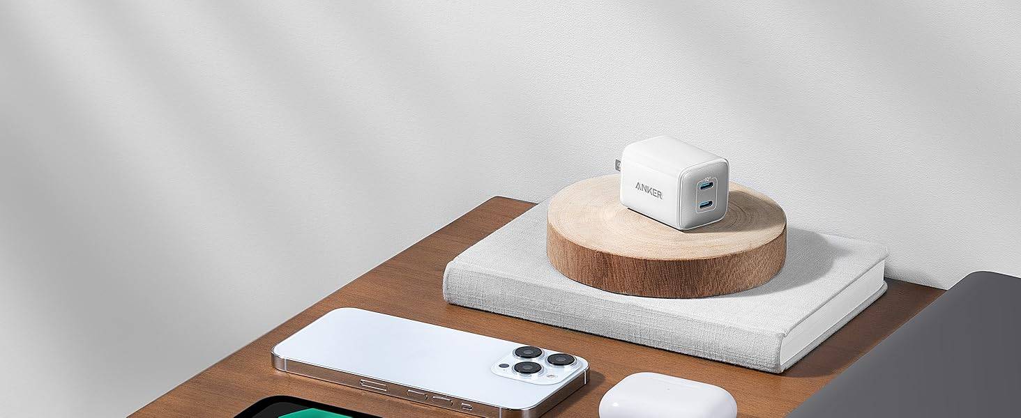 Anker 521 Nano Pro 40W Dual USB-C Fast Charger