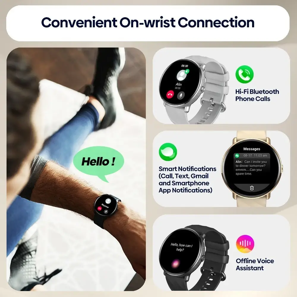 Zeblaze GTR 3 Pro AMOLED Display Smartwatch