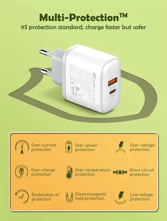 LDNIO A2526C 45W Type-C Fast & Smart Charger