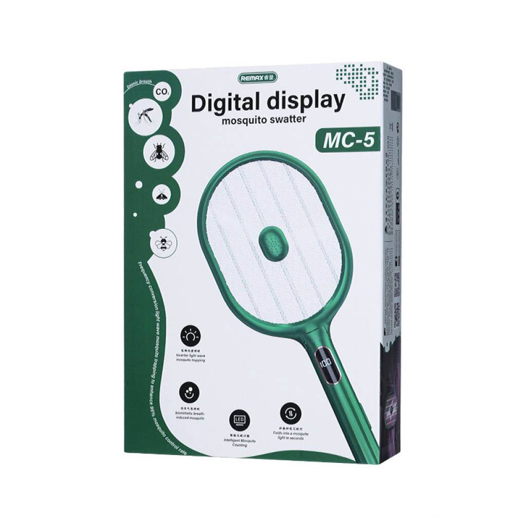 REMAX MC-5 Electric Mosquito Swatter with Digital Display