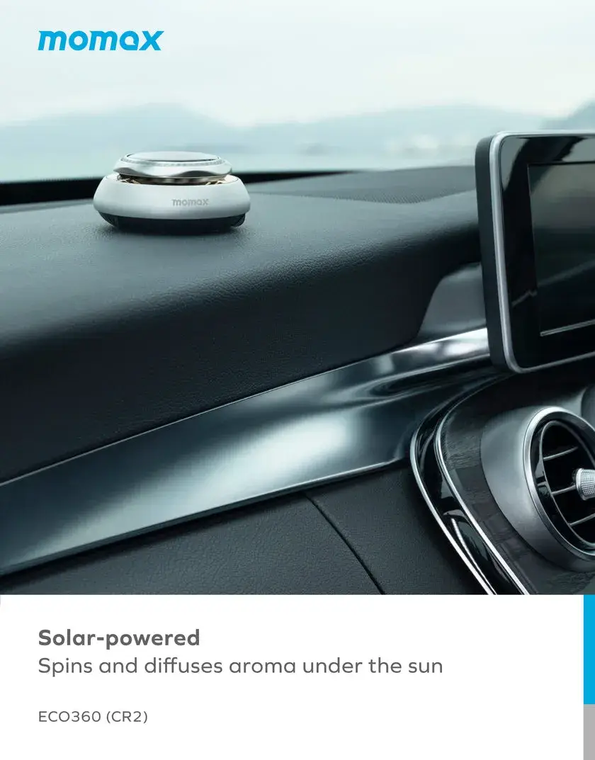 Momax Eco360 Solar Car Aroma Diffuser (CR2)