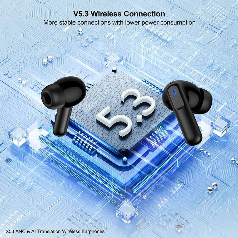 XUNDD X53 ANC & AI Translation Wireless Earphones