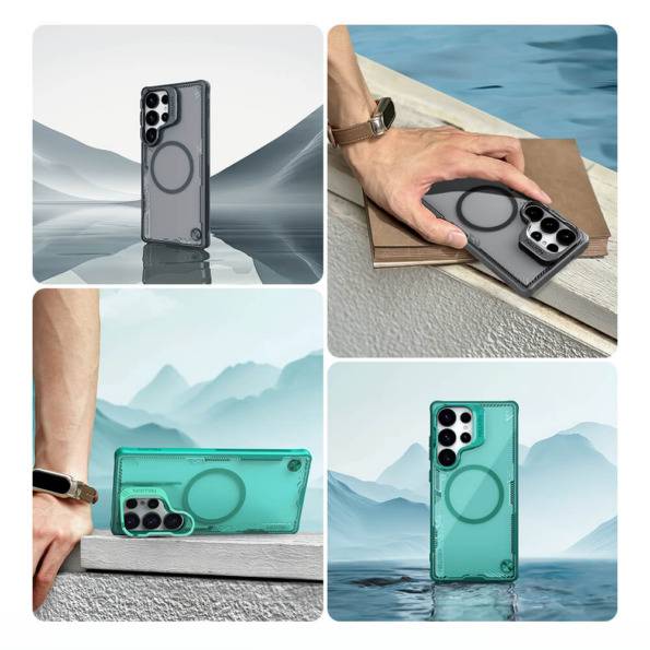 Nillkin Iceblade Camera Protective Case with Built-in Prop Stand for Samsung Galaxy S25 Ultra