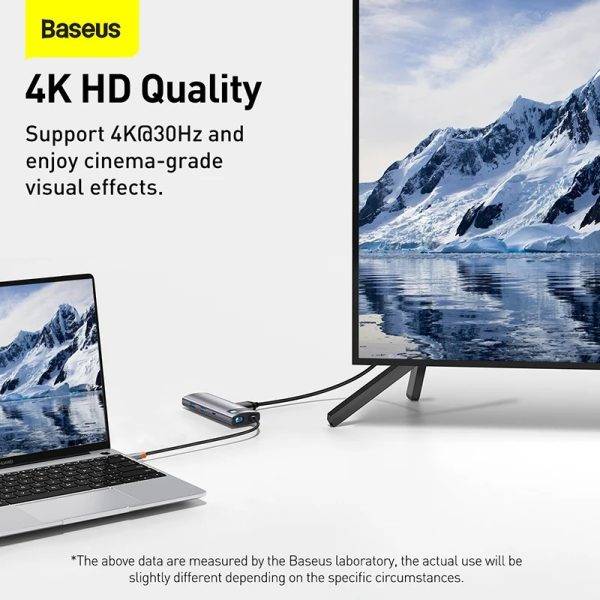 Baseus Metal Gleam Series/ Starjoy 7 in 1 Multifunctional Type-C Hub