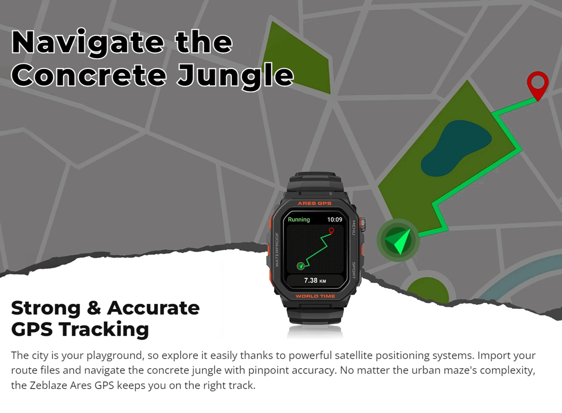 Zeblaze Ares GPS Smartwatch