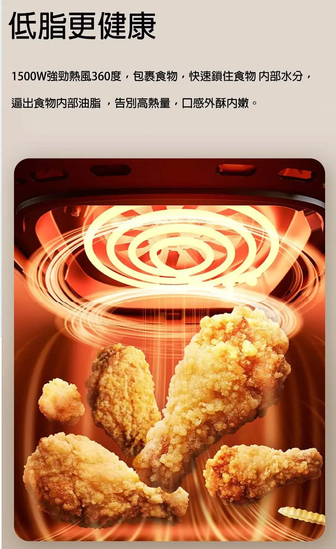 Xiaomi Mijia 4L Smart Air Fryer Oil-Free 360° Hot Air Circulation Multifunctional Healthy Cooker
