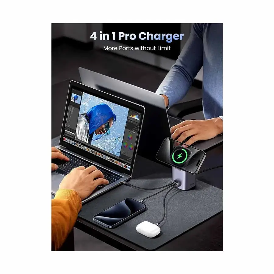 UGREEN CD342 (15135) 100W PD GaN USB-C & USB-A Charger with MagSafe
