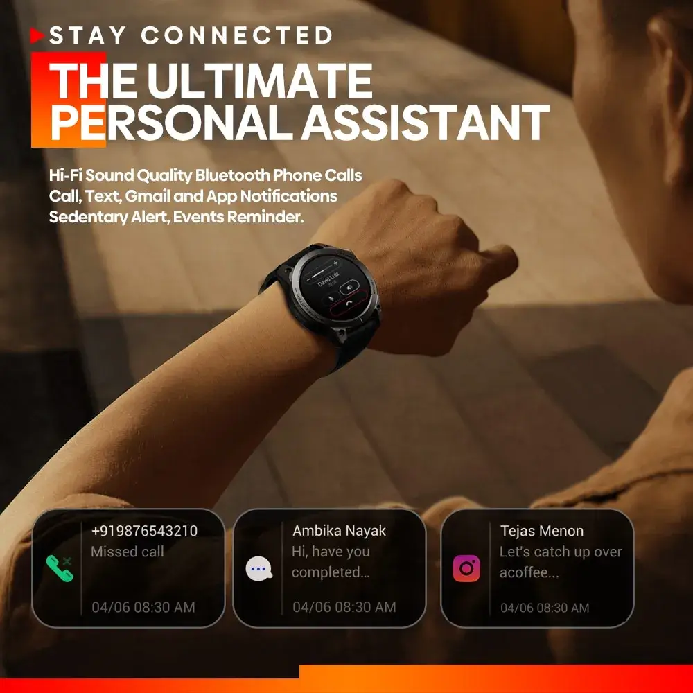 Zeblaze Stratos 3 Ultra HD AMOLED GPS Smartwatch