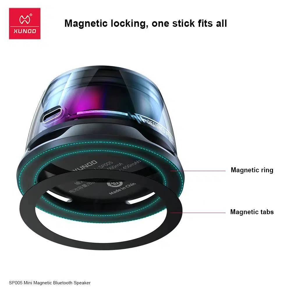 XUNDD SP005 Magnetic Ultra-Portable LED Wireless Speaker