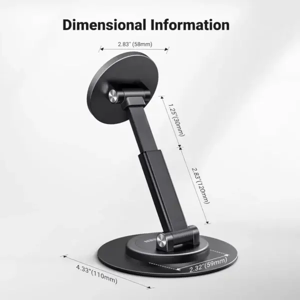 UGREEN LP862 Magnetic Desktop Phone Stand with 360° Rotation 45376