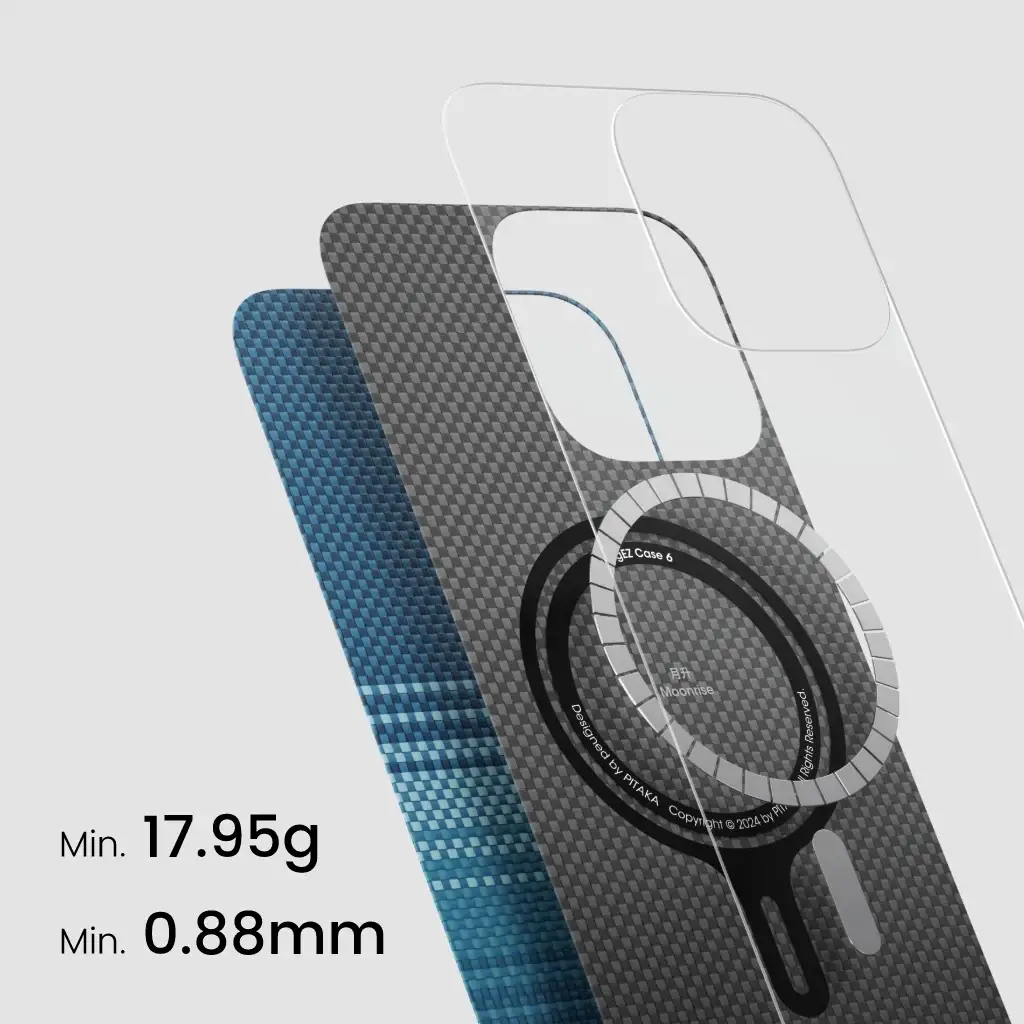 Pitaka Moonrise Military-Grade Protective Case for iPhone 16 Pro 