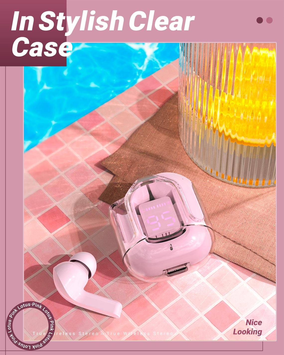 Acefast Crystal T6 True Wireless Stereo TWS Earbuds