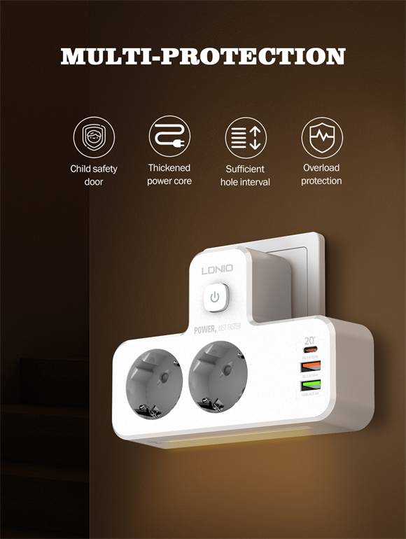 Ldnio SE2337 Portable Electrical Extension Socket