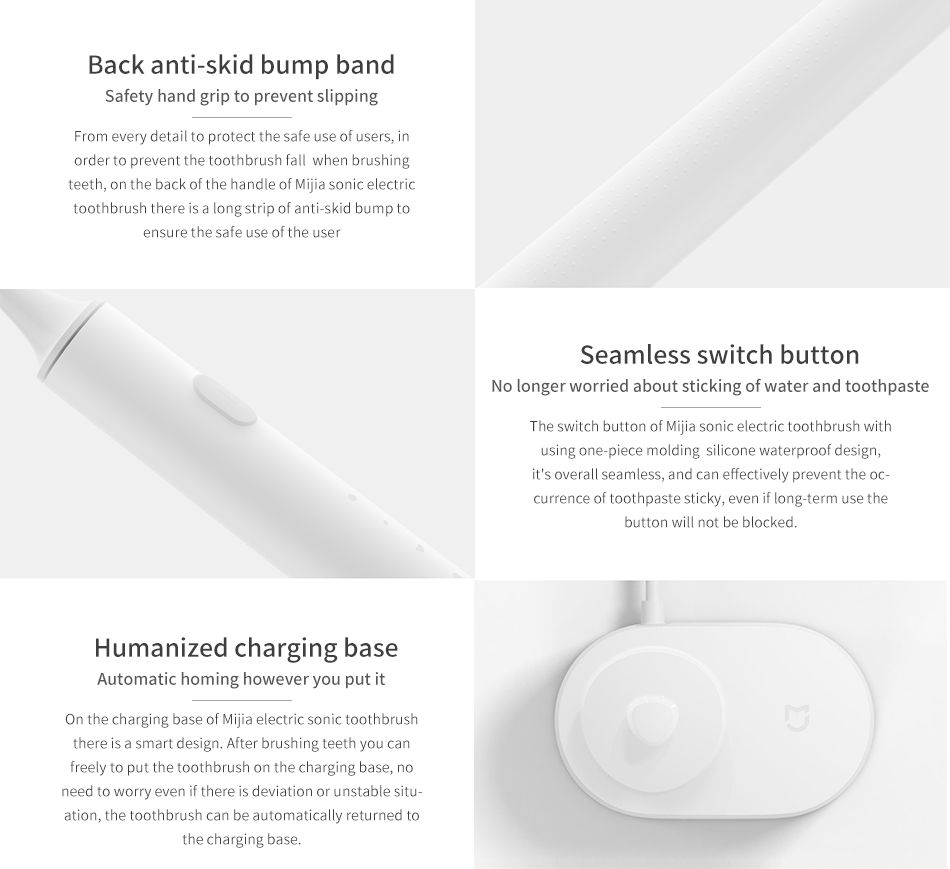 Xiaomi Dr.Bei C1 Sonic Electric Toothbrush Rechargeable & High-Frequency Cleaning