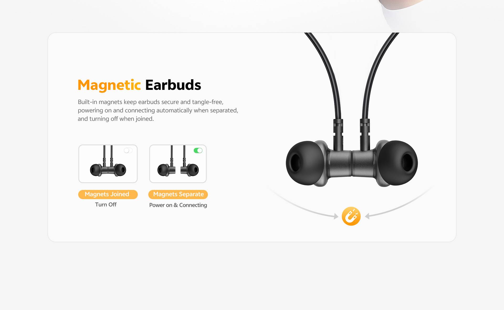 QCY TuneArc N1 Wireless Neckband Sports Headphones