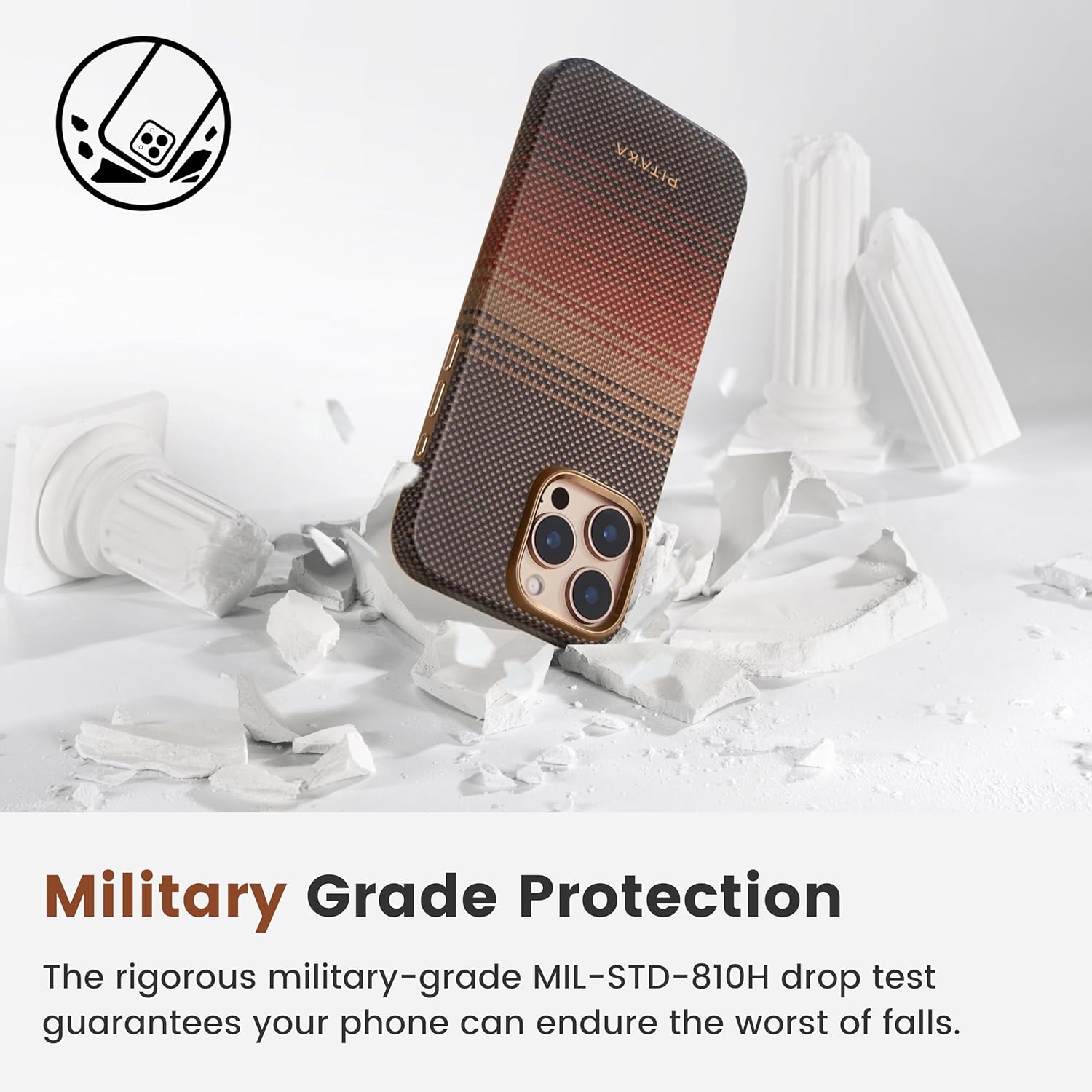 Pitaka Sunset Military-Grade Protective Case for iPhone 16 Pro