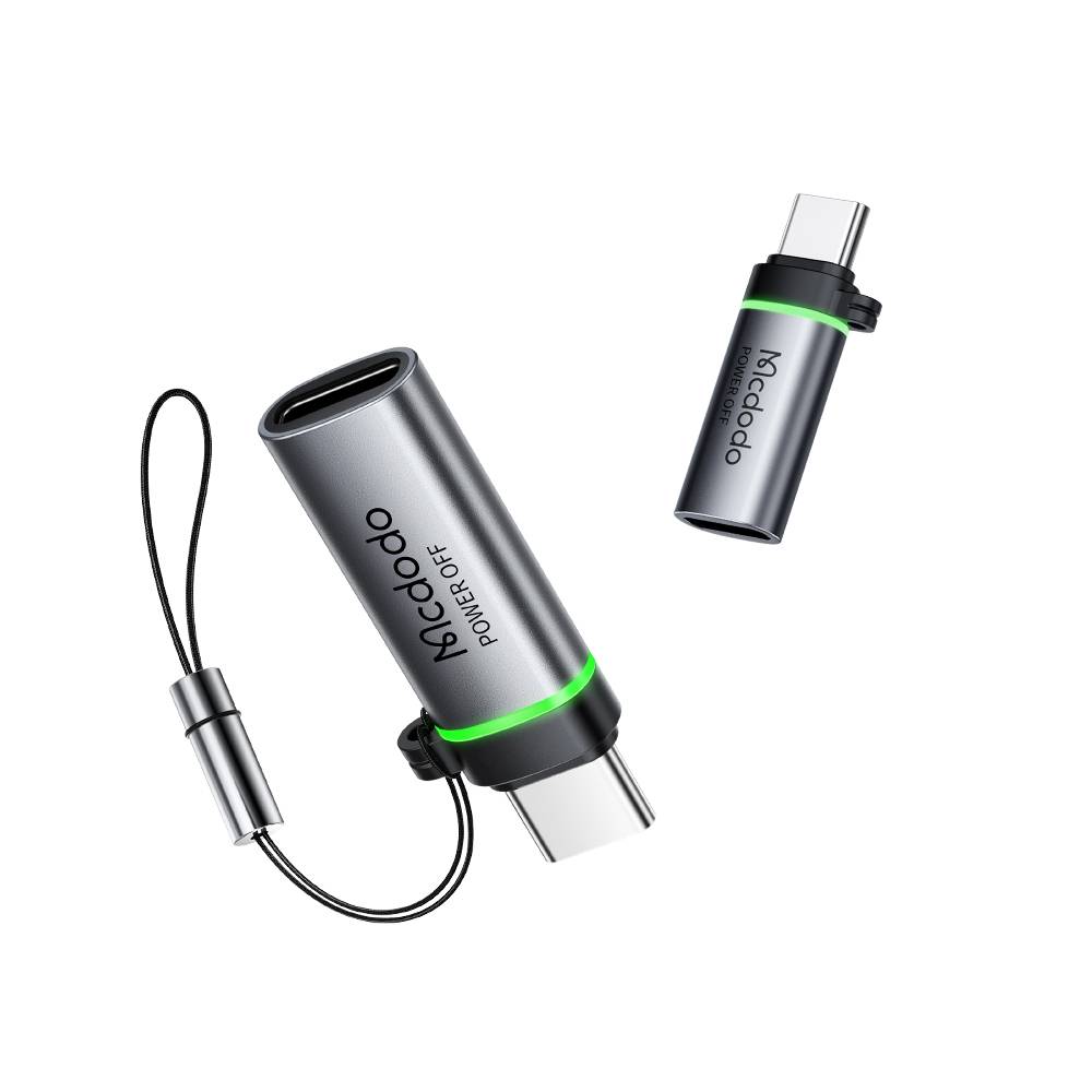 Mcdodo OT-6010 Lightning to USB-C Adapter with 60W PD Fast Charging & Auto Power-Off Function